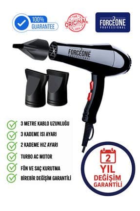 Kuaför Tipi Pro 5500 Turbo Profesyonel Saç Krutma Ve Fön Makinesi 2400 Performance