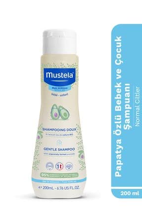 %95 Doğal İçerikli Papatya Özlü Göz Yakmayan Kolay Tarama Sağlayan  Bebek ve Çocuk Şampuanı 200 ml