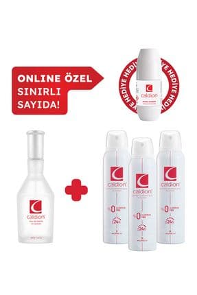 Classic Kadın Edt Parfüm 100 ml & Deodorant 3*150 ml Avantajlı Set, Roll On HEDİYELİ