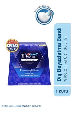 3d Whitestrips Professional Effects - Diş Beyazlatma Bandı (1 KUTU)