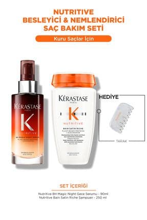 Nutritive Besleyici & Nemlendirici Saç Bakım Seti - Şampuan & Serum