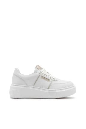 Kadın Baraga Lace-Up Bağçıklı Sneakers - Beyaz
