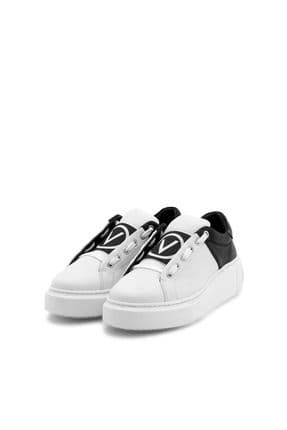 Kadın Baraga Lace-Up Sneakers - Beyaz/Siyah