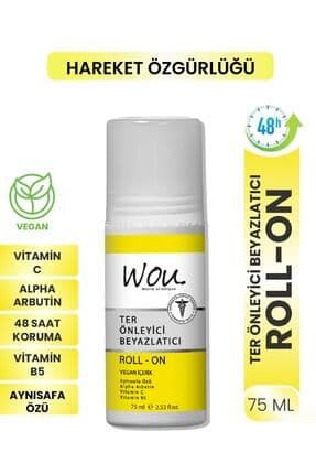 Wou Ter Önleyici Beyazlatıcı Roll-on Deodorant 75 ml