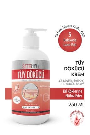 Lazer Etkili Tüy Dökücü Ve Azaltıcı Krem Bay - Haır Removal Cream 250 ml