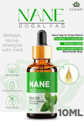 Nane Yağı %100 Doğal Bitkisel Uçucu Yağ Peppermint Oil 10ml