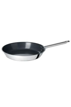 Kaliteli Ürün Dayanıklı Üretim Kullanışlı Yapışmaz Paslanmaz Çelik Kızartma Tavası 28 Cm IKEA 365+