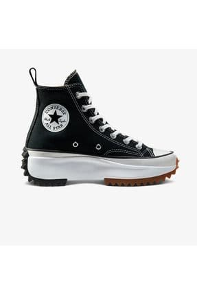 Kadın Sneaker 166800c Run Star Hıke Canvas Platform Sıyah/beyaz Kanvas