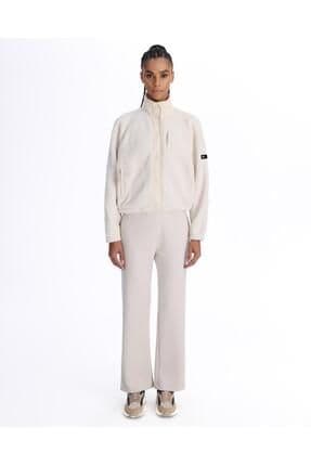 Authentic Crete Kadın Beyaz Comfort Fit Sherpa