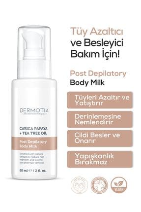 Epilasyon Sonrası Tüy Azaltıcı & Nemlendirici Vücut Sütü Batık Onarıcı Carica Papaya + Tea Tree Yağı