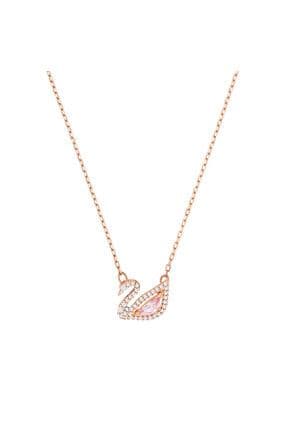 5469989 Kolye Dazzling Swan:necklace Czmo/ros