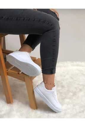 Unisex Siyah Beyaz Spor Ayakkabı Günlük Sneaker Tmssnkr80