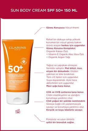 SUN BODY CREAM SPF50+ 150ML-SPF 50+ VÜCUT GÜNEŞ KREMİ