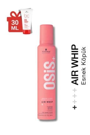Air Whip Hacim Ve Tutuş Sağlayan Esnek Köpük 200ml + BC Clean Acil Kurtarma Kürü Seyahat Boy 30ml