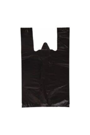 Siyah Atlet Hışır Market Poşet Orta Boy 1kg 28x50