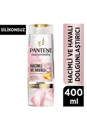 Silikonsuz Hacim Veren Dolgunlaştırıcı Şampuan, Biotin Ve Gül Suyu, 400ml