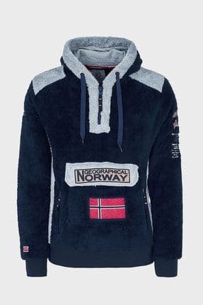 Kapüşonlu Yarım Fermuarlı Outdoor Polar Sweat Erkek Sweat Gymclasssherco