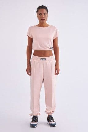 Authentic Tier One Lamara Kadın Açık Pembe Regular Fit Tişört