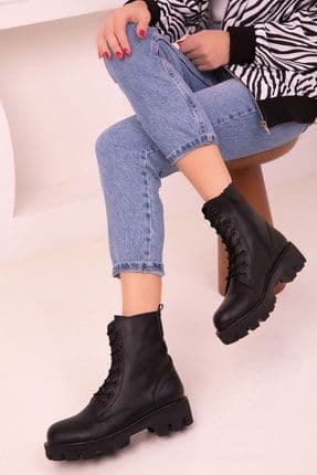 Siyah Kadın Bot & Bootie 17612