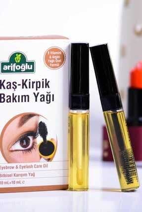 Kaş Kirpik Bakım Yağı 10 ml + 10 ml -Argan Yağlı & Doğal E Vitaminli