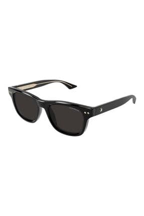 Mb0254s00153 Erkek Güneş Gözlüğü Siyah Kemik Çerçeve Füme Lens Uv400