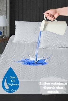 Kapitoneli Sıvı Geçirmez Fitted Yatak Alezi
