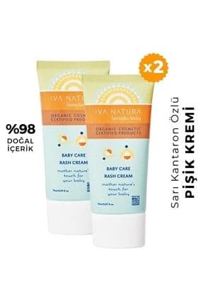 2'li Organik Onarıcı Ve Önleyici Bebek Pişik Kremi Kantaron Özlü 75 ml