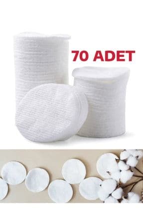 1 Paket 70 Adet Makyaj Temizleme Pamuğu Pedi Pamuk