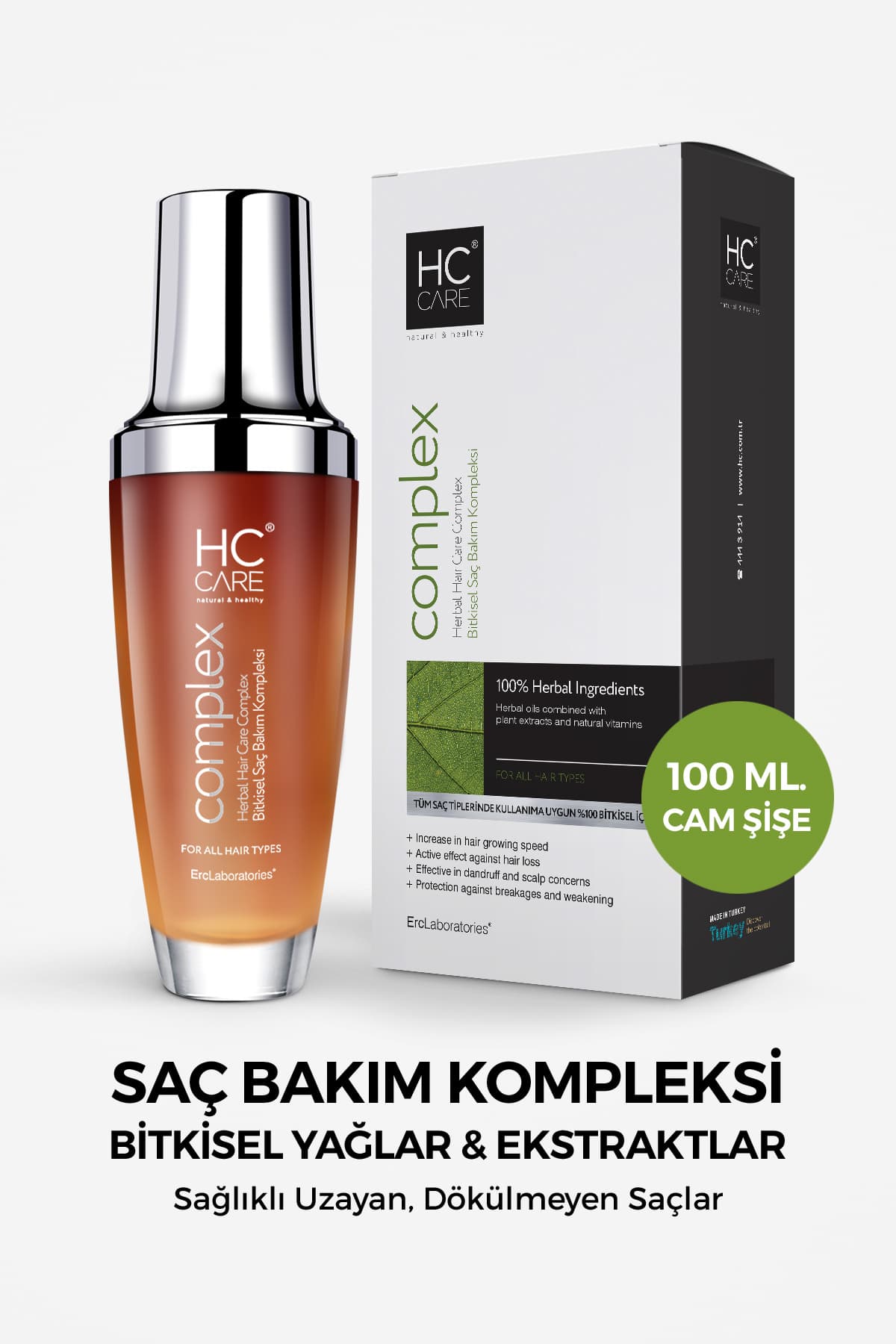HC Care Complex Bitkisel Saç Bakım Kompleksi - 100 ml
