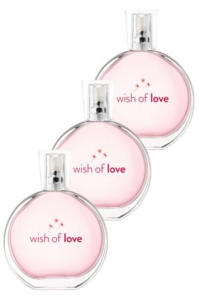 AVON Wish Of Love Kadın Parfüm Edt 50 Ml. Üçlü Set